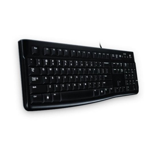 Teclado Logitech K120 de membrana Layout IT resistente a salpicaduras USB