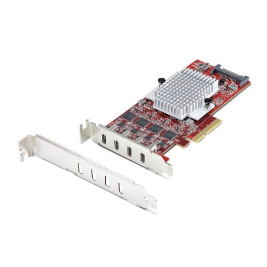 Tarjeta de Expansión StarTech PCIe 4x USB-C 10 Gbps Controladores Independientes