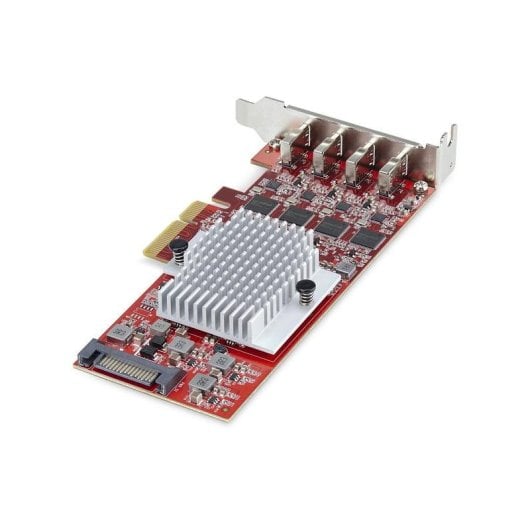 Tarjeta de Expansión StarTech PCIe 4x USB-C 10 Gbps Controladores Independientes