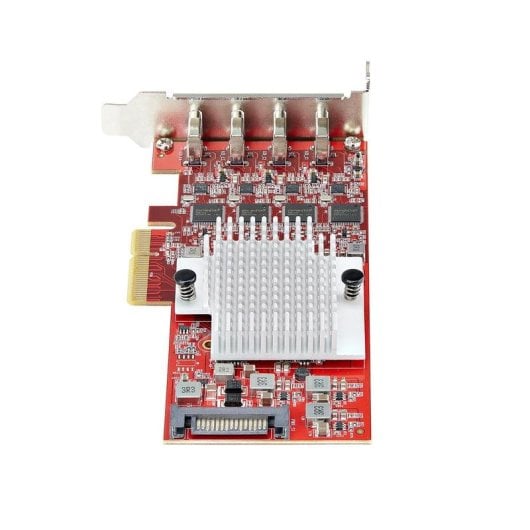 Tarjeta de Expansión StarTech PCIe 4x USB-C 10 Gbps Controladores Independientes