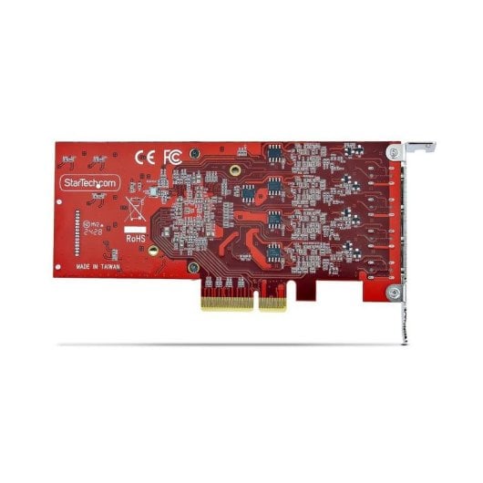 Tarjeta de Expansión StarTech PCIe 4x USB-C 10 Gbps Controladores Independientes