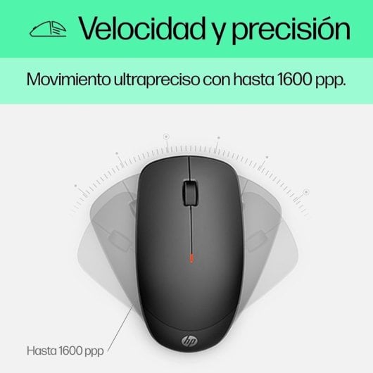 HP 230 Combo de Teclado y Ratón Inalámbricos Teclado de Membrana QWERTY Español Receptor USB-A Negro