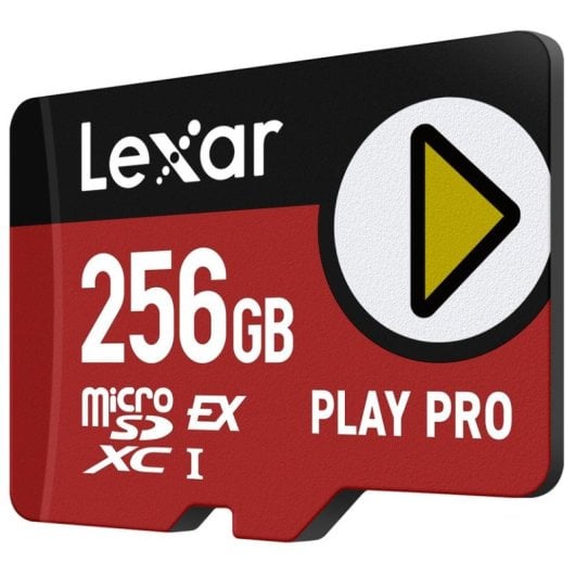 MicroSD Lexar LMSXPS0256G-BNNNG 256GB UHS-I U3 V30 900MBs Rot Schwarz