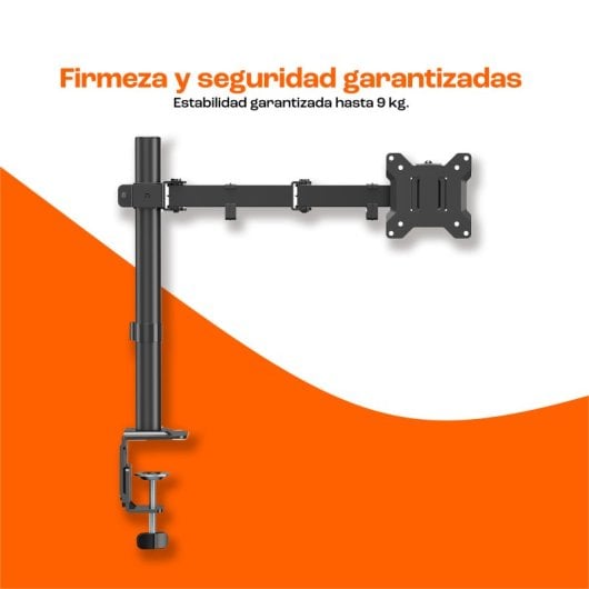 Support essentiel PCCom pour 1 moniteur 17-32" VESA 75x75/100x100, poids max. 9 kg, noir