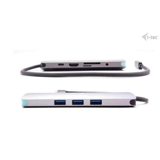 Dockingstation I-Tec USB-C Metal Nano 4K HDMI LAN Power Delivery 100W Grau