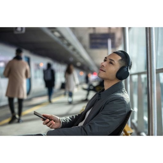 Sony WH1000XM5B.CE7 Auriculares Inalámbricos con Cancelación de Ruido Negros + Soft Case