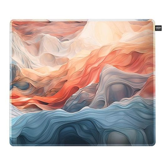 Alfombrilla para ratón CHERRY XTRFY GP5 L Amnis Blue tecido base antiderrapante