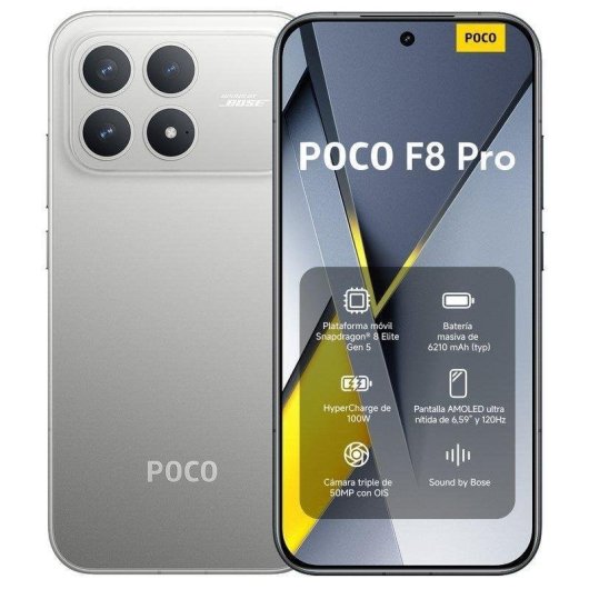 POCO F8 Pro 5G 12GB 256GB 6.59" Titanium Silver