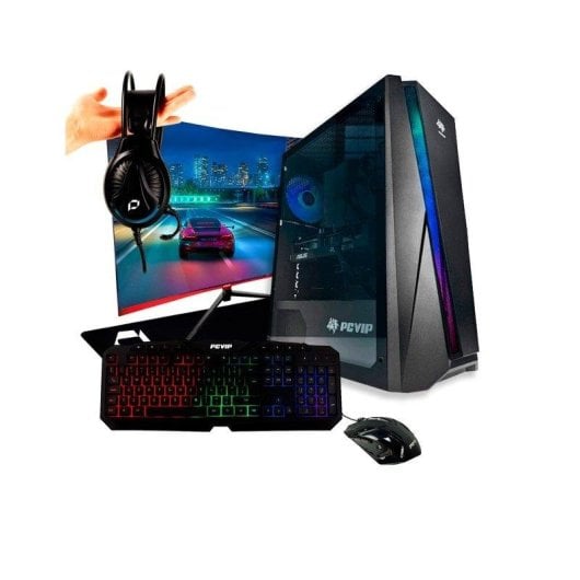 PcVIP Goal I AMD Ryzen 5 5600X 32GB 1TB SSD RTX 5060 Ti Windows 11 Pro Monitor 27" Periféricos