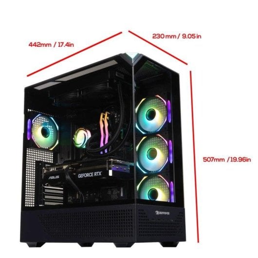 IBUYPOWER Legend Potter Plus AMD Ryzen 7 9800X3D 32GB 1TB SSD RTX 5070 Windows 11 Pro Wi-Fi 6