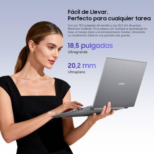 Blackview AceBook 10 Intel N150 16GB 512GB SSD Gráficos Intel Windows 11 Pro Pantalla 18,5" Wi-Fi 6