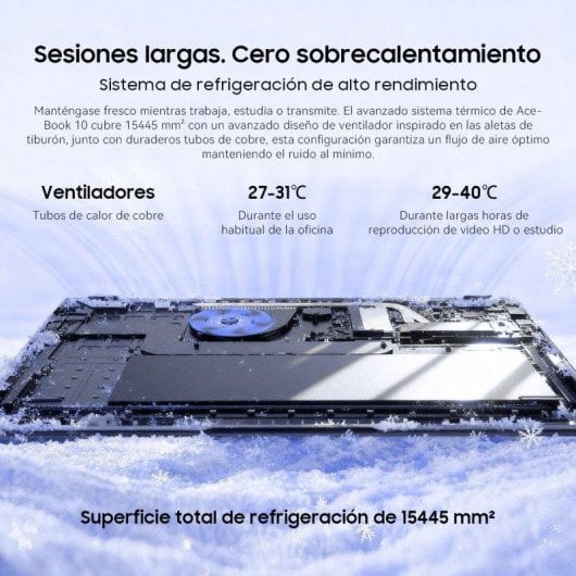 Blackview AceBook 10 Intel N150 16GB 512GB SSD Gráficos Intel Windows 11 Pro Pantalla 18,5" Wi-Fi 6