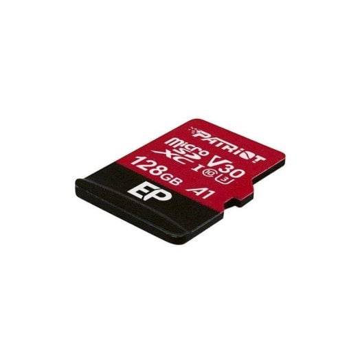 Speicherkarte Patriot PEF128GEP31MCX 128GB MicroSDXC U3 V30 100MB/s 80MB/s Rot Schwarz