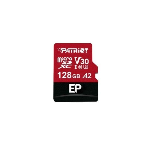 microSDXC Karte Patriot PEF128GEP32MCX 128GB U3 V30 A2 Rot Schwarz