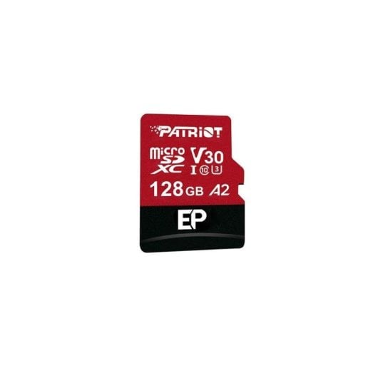 microSDXC Karte Patriot PEF128GEP32MCX 128GB U3 V30 A2 Rot Schwarz