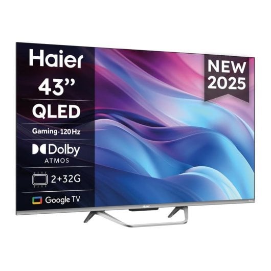 TV Haier QLED H43Q80FUX 43" 4K Dolby Vision Dolby Atmos Google TV