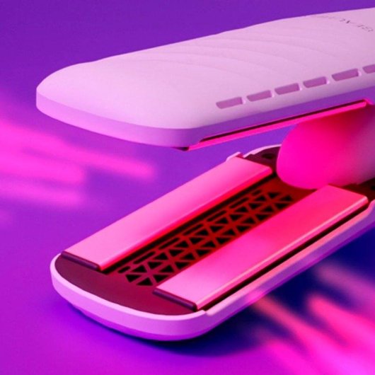 Prancha de Cabelo Beautifly DualPerfection Air Styler Rosa LCD Antifrizz