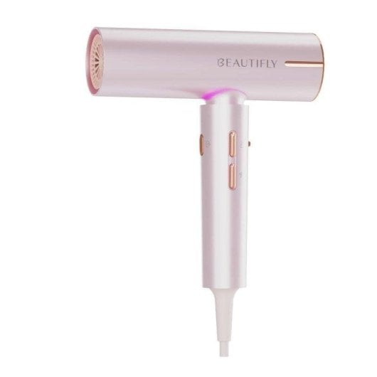 Secador de Cabelo Leve e Silencioso Beautifly Candy Flow 1200W Temperatura Regulável Rosa