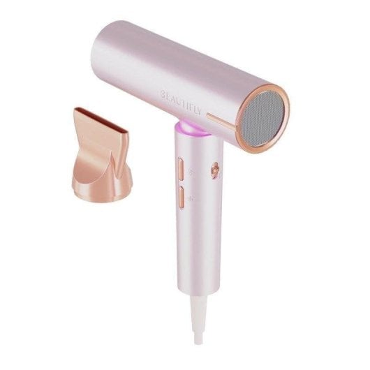 Secador de Cabelo Leve e Silencioso Beautifly Candy Flow 1200W Temperatura Regulável Rosa