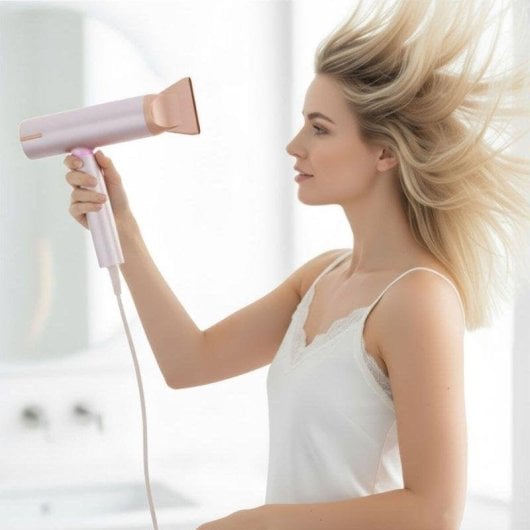 Secador de Cabelo Leve e Silencioso Beautifly Candy Flow 1200W Temperatura Regulável Rosa