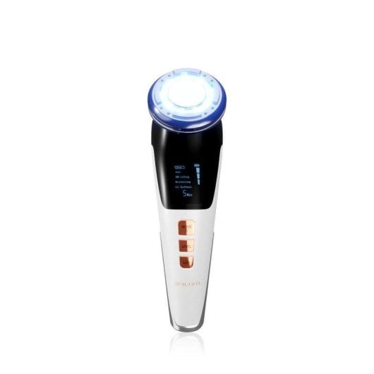 Massajador Facial Beautifly Glossy Pro EMS Crioterapia Fototerapia Branco