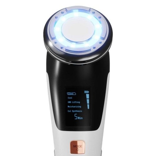 Massajador Facial Beautifly Glossy Pro EMS Crioterapia Fototerapia Branco