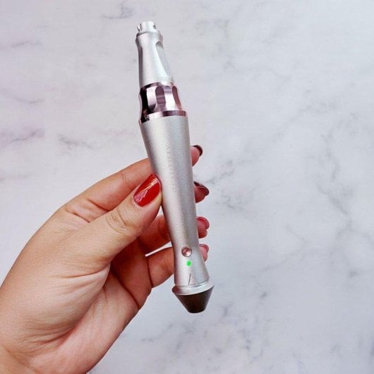 Dispositivo Facial Beautifly Meso Pro Microagulhas Efeito Lifting Dourado LCD