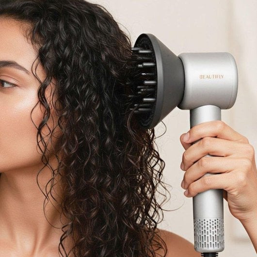 Secador Beautifly IonBoost 1600 W Cinzento Ionização Avançada 3 Velocidades