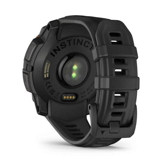 Garmin Instinct 3 Solar GPS 50mm MIP Schwarz Bluetooth Unisex Wasserdicht 10ATM SpO2 Herzfrequenz