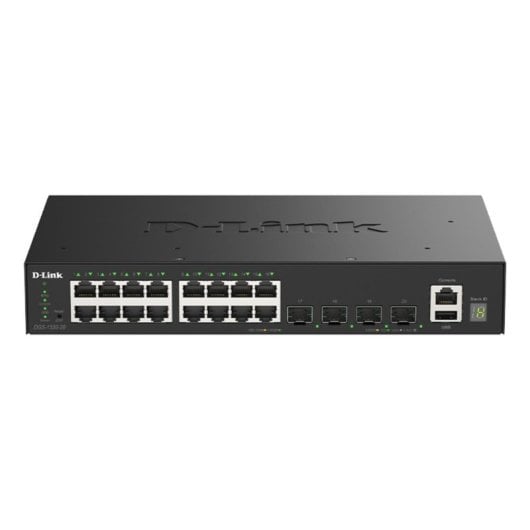 Switch D-Link DGS-1530-20/E Managed Rackmount 8x Gigabit 4x SFP+ Layer 2