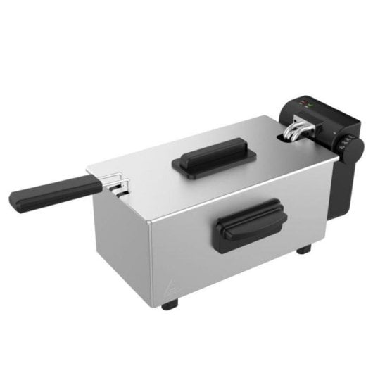 Friteuse traditionnelle Emerio DF-132653 3L 2000W acier inoxydable sans BPA/PFAS