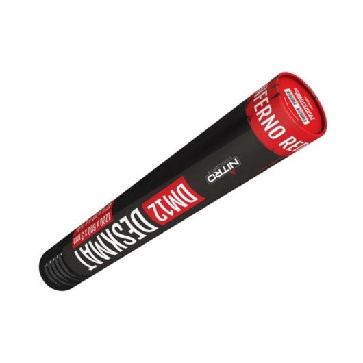 Alfombrilla para ratón Nitro Concepts DM12 XL negro y rojo bordes rematados