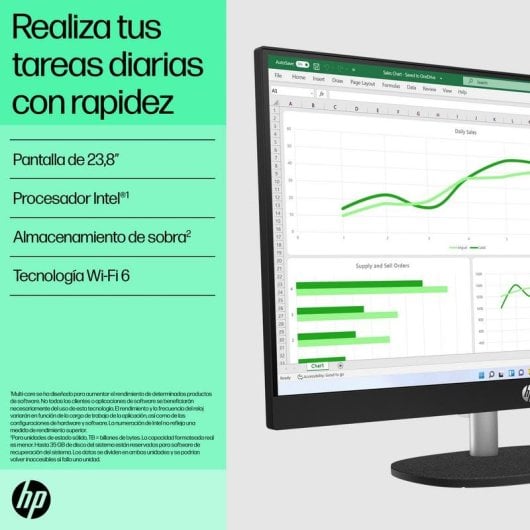 HP 24-cr0123ns Intel Core i5 16GB 512GB SSD Iris Xe Windows 11 Home