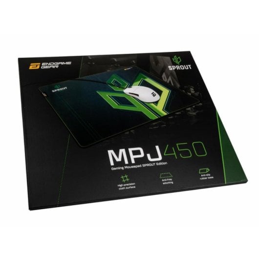 Tapis de souris Endgame Gear MPJ450 Sprout Edition 450x400 mm base antidérapante