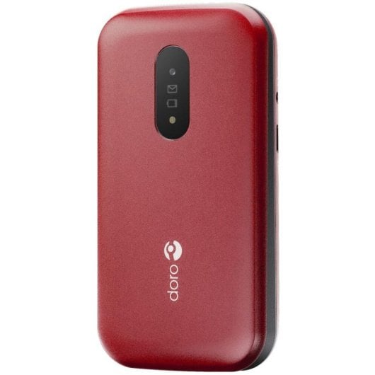 Telefono Doro 2820 Clamshell 2.8" 4G Bluetooth Rosso Bianco