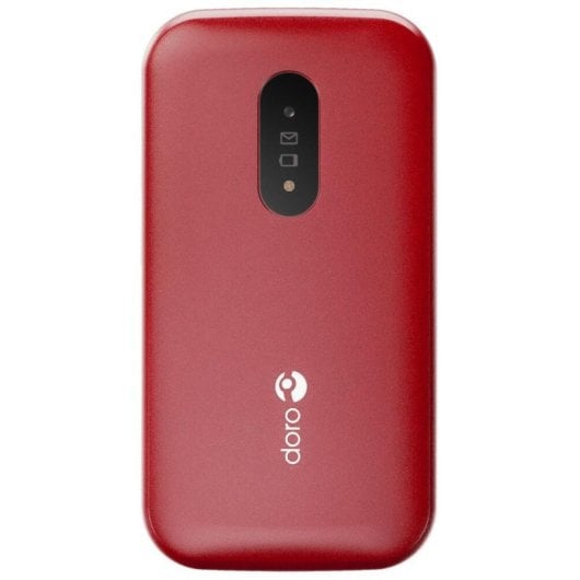 Telefono Doro 2820 Clamshell 2.8" 4G Bluetooth Rosso Bianco