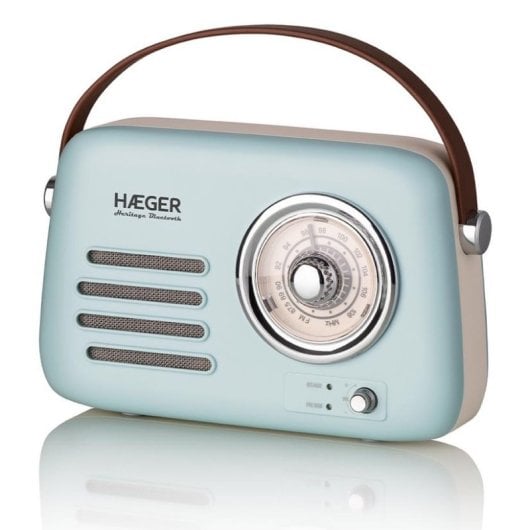 Radio Haeger RB-BLU.002A Portatile FM 5W Bluetooth USB-C Turchese