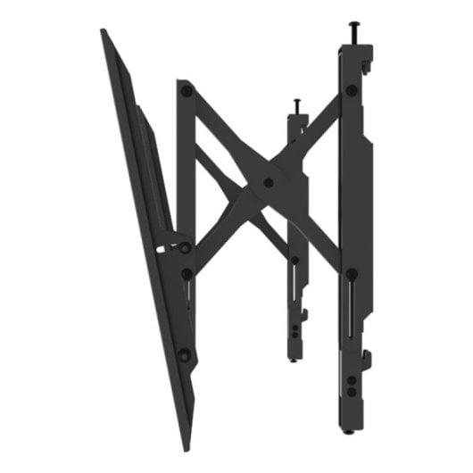 Support mural TV B-Tech BT8443/B 75" Inclinable Pivotant 35 kg Noir