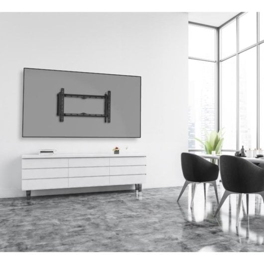 Support mural TV B-Tech BT8443/B 75" Inclinable Pivotant 35 kg Noir