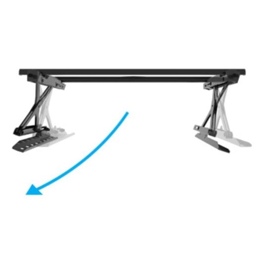 Support mural TV B-Tech BT8443/B 75" Inclinable Pivotant 35 kg Noir