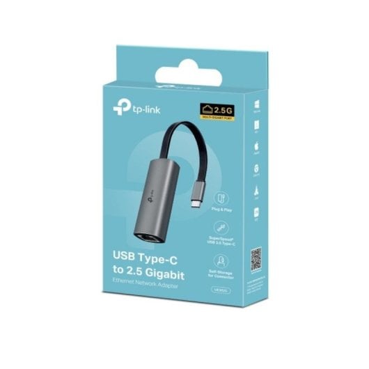 Netzwerkadapter TP-Link UE302C USB Type-C RJ-45 Kompakt Kompatibel Windows Mac Linux