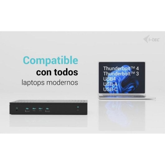 Station d'accueil I-Tec Universal 5x 4K/60Hz 8K USB-C 100W Noir