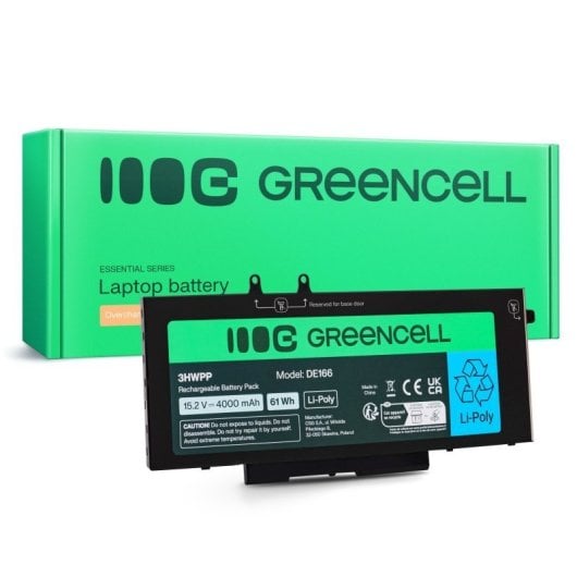 Green Cell Battery DE166 Dell 4000 mAh 15,2 V