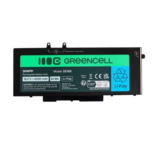 Green Cell Battery DE166 Dell 4000 mAh 15,2 V