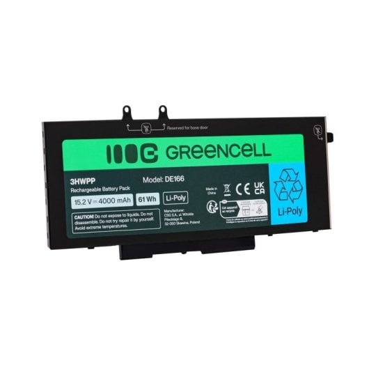 Green Cell Battery DE166 Dell 4000 mAh 15,2 V