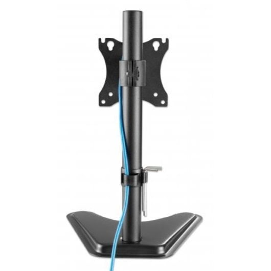 Support mural Manhattan pour téléviseur et moniteur de bureau, inclinable, pivotant et rotatif, pour écrans de 10" à 27", compatibilité VESA : 75 x 75 et 100 x 100 mm – Veuillez vérifier les dimensions des quatre trous de fixation à l’arrière.