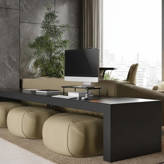 Suporte para monitor/computador portátil Maclean MC-933, máx. 20 kg (500 x 260 x 122 mm)