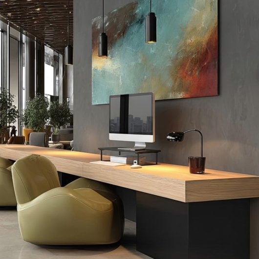 Suporte para monitor/computador portátil Maclean MC-933, máx. 20 kg (500 x 260 x 122 mm)