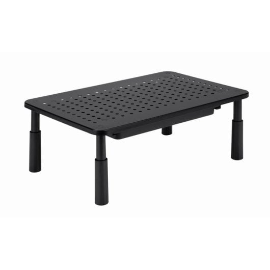 Support de moniteur réglable Gembird avec tiroir rectangulaire