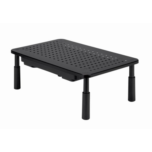 Support de moniteur réglable Gembird avec tiroir rectangulaire